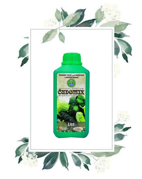 ČUDOMIX LIST 1 L- Organski tekući biostimulator i ojačivač bilja